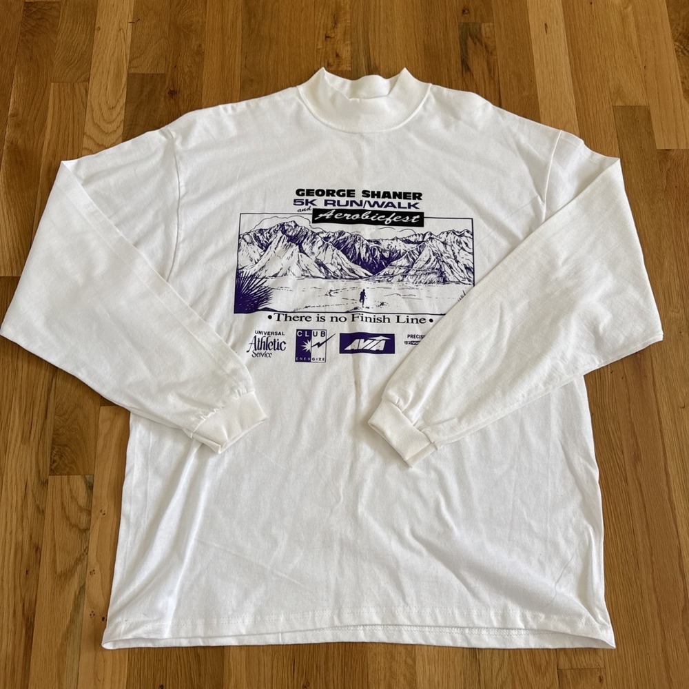 Vintage 90s Ski Sun Valley Long Sleeve T-Shirt XL Made USA Outdoor Graphic‎ NWOT